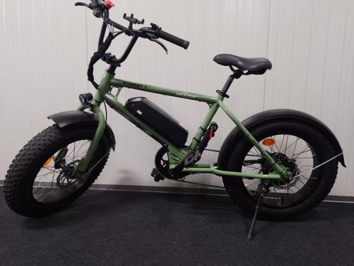 E- FatBike Monkey X Jungle Green, Vélos & Vélomoteurs, Vélos électriques, Utilisé, 50 km par batterie ou plus, Enlèvement ou Envoi