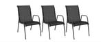 4 chaises de jardin neuves, encore dans la boîte à assembler, Ophalen, Nieuw, Metaal