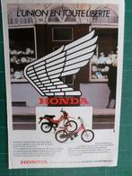 Honda moto - publicité papier - 1987, Verzamelen, Merken en Reclamevoorwerpen, Ophalen of Verzenden, Gebruikt, Overige typen