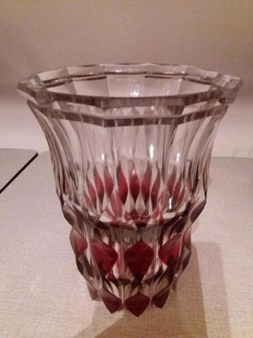 Vase Val Saint Lambert très lourd et en excellent état., Enlèvement ou Envoi