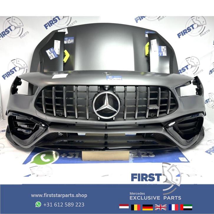 2023 W118 C118 X118 CLA45S CLA45 CLA KLASSE AMG AERO PERFORM, Auto-onderdelen, Carrosserie, Bumper, Mercedes-Benz, Voor, Gebruikt
