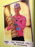 wielerkaart 2024 giro   team uae  tadej pogacar, Verzenden, Zo goed als nieuw