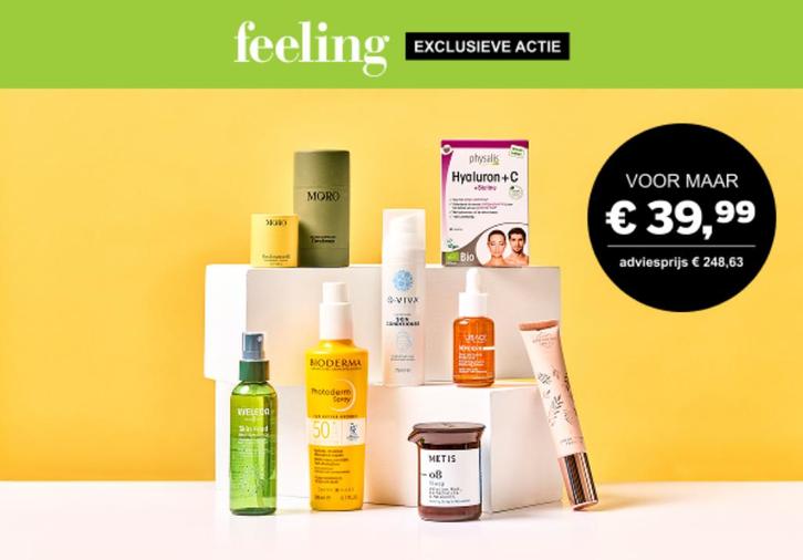 Feeling HEALTHY BEAUTY BOX - Nieuw -, Handtassen en Accessoires, Uiterlijk | Lichaamsverzorging, Nieuw, Overige typen, Ophalen of Verzenden