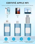 Clé USB 3 en 1 Certifiée MFi (128 Go), Ophalen of Verzenden, Nieuw, 128 GB