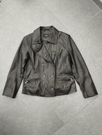 Prachtige lederen damesjasje.   (IBANA), Zwart, Maat 42/44 (L), Ophalen of Verzenden, Zo goed als nieuw