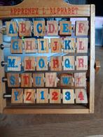 Boulier en bois  vntage apprenez l alphabet, Ophalen of Verzenden