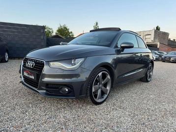 Audi A1 1.4 TFSI S line tronic *12 mois de garantie*, Auto's, Zwart, 4 cilinders, USB, Leder
