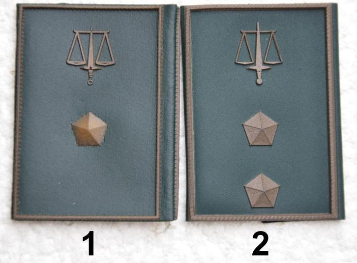 Militaireschouderstukken Militair gerecht, Los of per set, Verzamelen, Militaria | Algemeen, Landmacht, Embleem of Badge, Ophalen of Verzenden