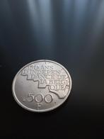 Belgique 500 francs 1980 fr 150 ans d'indépendance, Postzegels en Munten, Munten | België, Verzenden, Zilver, Losse munt, Zilver