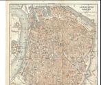 1928 - Antwerpen stadsplan met de fortificaties, Boeken, Atlassen en Landkaarten, Verzenden, België