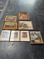 8 schilderijen, Antiek en Kunst, Ophalen