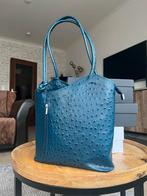 Borse in Pelle - CUIR VÉRITABLE, Enlèvement ou Envoi, Comme neuf, Bleu, Sac à bandoulière