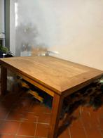 Table salle à manger - teak massif 140x160, Huis en Inrichting, Tafels | Salontafels, Ophalen, Gebruikt, 100 tot 150 cm, 150 tot 200 cm