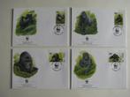 Buzin-WWF -4 FDC officieel Rwanda 1985-Gorilla's., Postzegels en Munten, Verzenden