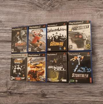 Lot Playstation 2 spelletjes beschikbaar voor biedingen