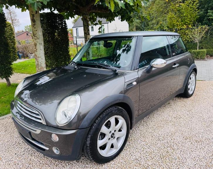 MOOIE MINI ONE PARKLANE 1.6 BENZINE AIRCO LEDER, Auto's, Mini, Bedrijf, Te koop, One, ABS, Airbags, Airconditioning, Alarm, Boordcomputer