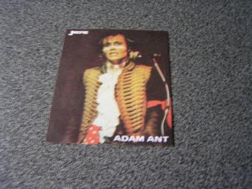 Oude sticker Adam Ant
