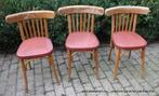 Retro vintage antieke oude caféstoelen  bistrostoelen, Enlèvement ou Envoi