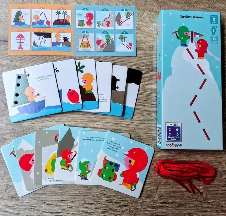 Mijn touwtjesboek merk Oogappel vanaf 3 jaar NIEUW, Kinderen en Baby's, Speelgoed | Educatief en Creatief, Nieuw, Ophalen of Verzenden