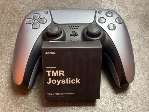 Ps5 controller starlight blue met TMR sticks, Games en Spelcomputers, Spelcomputers | Sony Consoles | Accessoires, Zo goed als nieuw