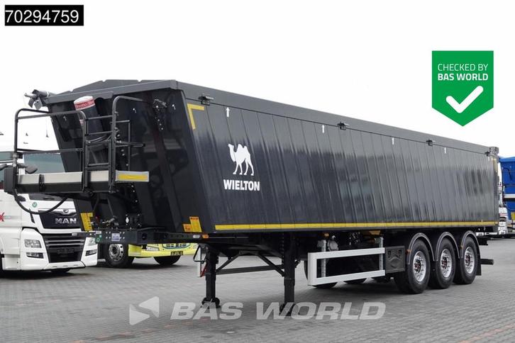 Wielton NW-3 Lift-Axle 49m3, Auto's, Vrachtwagens, Bedrijf, Te koop, Aanhangers en Opleggers, Overige brandstoffen, Euro 1, Zwart