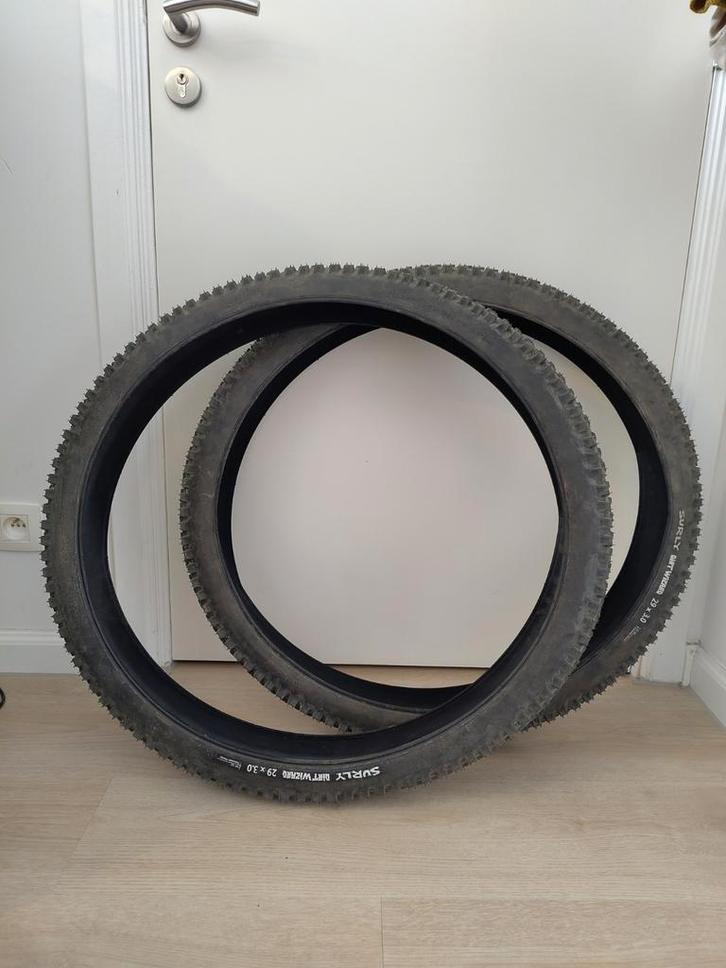 2 Surly dirt wizard 29x3.0 buitenbanden + binnenbanden, Fietsen en Brommers, Fietsonderdelen, Zo goed als nieuw, Mountainbike