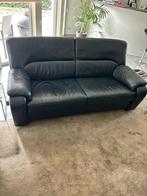 Ledern zetel tweezit zeer goede staat, Ophalen, Gebruikt, Tweepersoons, Leer