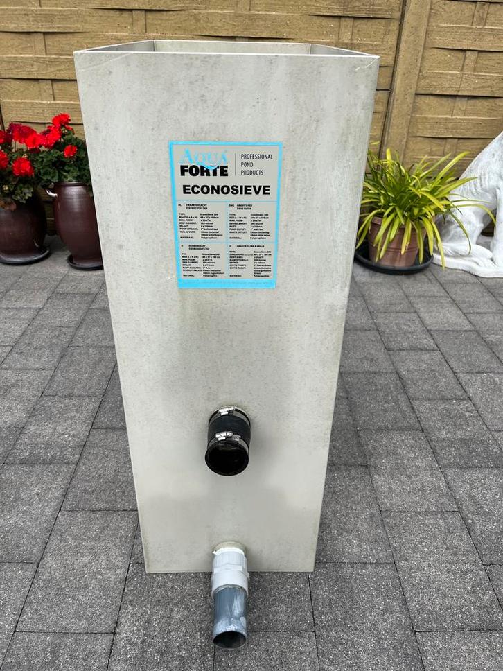Aqua Forte Econosieve 300 micron, Tuin en Terras, Vijver-toebehoren, Gebruikt, Vijverfilter, Ophalen