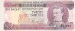 Barbade, 20 dollars, 1988, p. 39, Amérique centrale, Envoi, Billets en vrac