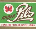 oud bieretiket Duitsland #5291 Falter Drachselried, Verzenden, Gebruikt, Overige typen, Overige merken