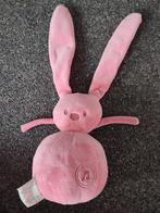 Nattou Muziekknuffel Konijn roze, Enfants & Bébés, Jouets | Peluches, Comme neuf, Enlèvement ou Envoi, Lapin