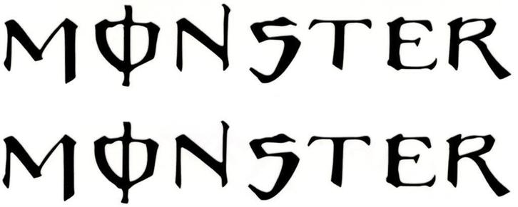 Monster Energy sticker set #11, Motoren, Accessoires | Stickers, Verzenden