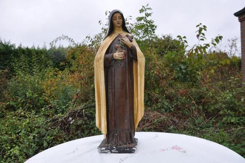 §  grande sainte Thérèse en platre  62 cm, Antiquités & Art, Antiquités | Objets religieux, Enlèvement ou Envoi