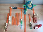 Hot wheels Trick tracks dino jurassic autobaan 3 sets, Ophalen of Verzenden, Zo goed als nieuw, Hot Wheels