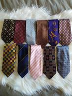 Lot 11 cravates marques diverses, Ophalen of Verzenden