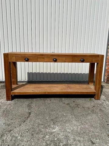 teak wandtafel beschikbaar voor biedingen