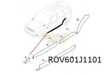 Range Rover Sport (5/05-10/17) stootlijst voorscherm Links o