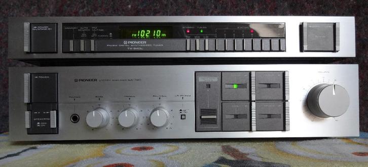 pioneer versterker en radio, Audio, Tv en Foto, Versterkers en Ontvangers, Zo goed als nieuw, Stereo, Minder dan 60 watt, Pioneer