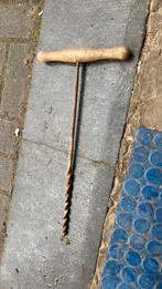 Hand hout boor, Jardin & Terrasse, Outils à main, Enlèvement, Comme neuf