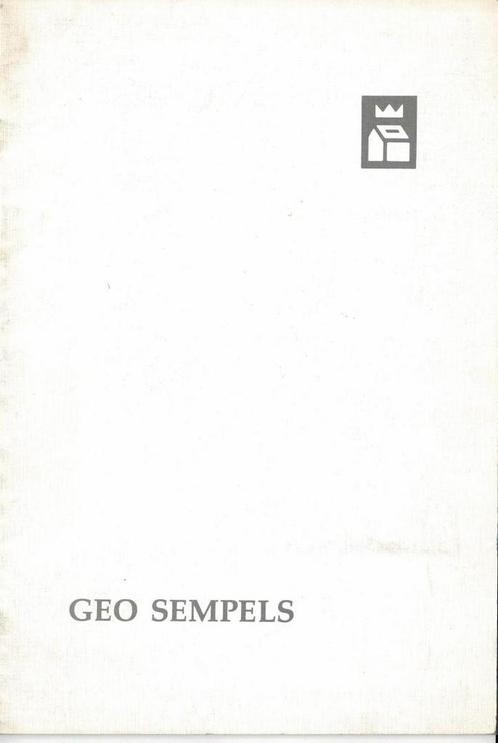 Geo Sempels, Livres, Art & Culture | Arts plastiques, Utilisé, Enlèvement ou Envoi