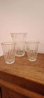 3 vases en cristal du Val St Lambert, Antiquités & Art