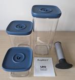 Berghoff Leo vacuüm voorraaddozen, Ophalen of Verzenden, Zo goed als nieuw, Blauw, Bus of Trommel