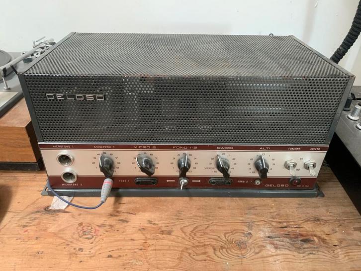 Geloso, Audio, Tv en Foto, Buizenversterker, Versterker, Ophalen