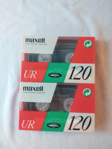 Maxell UR 120 blank NOS 2 stuks beschikbaar voor biedingen