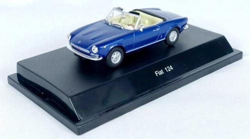 1:43 Starline Fiat 124 Spider blue, Hobby en Vrije tijd, Modelauto's | 1:43, Zo goed als nieuw, Auto, Starline, Ophalen of Verzenden
