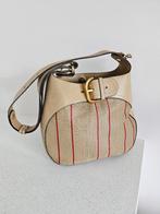 Delvaux schoudertas, model Chardonnay in kleur Desert, Ophalen of Verzenden, Zo goed als nieuw, Beige, Handtas
