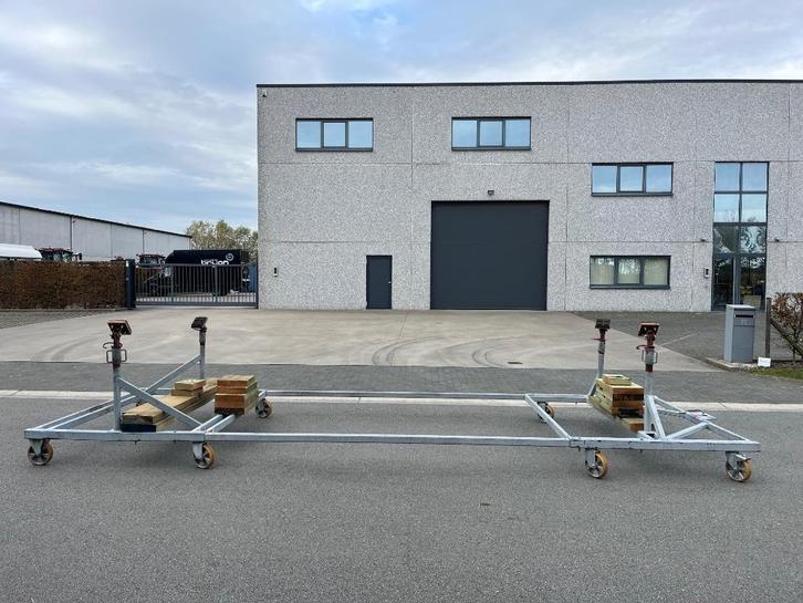 Bootschoen / Bok / trailer, Watersport en Boten, Boottrailers, Gebruikt, Sloepentrailer, 3000 kg of meer, Stallingstrailer, Ophalen