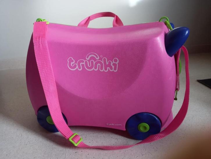 Trunki Ride-On Handbagage koffer 46 cm - Trixie, Handtassen en Accessoires, Koffers, Gebruikt, Hard kunststof, Wieltjes, Ophalen
