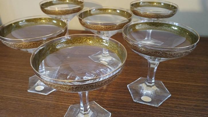 kristal glazen, Antiek en Kunst, Antiek | Glaswerk en Kristal, Ophalen of Verzenden