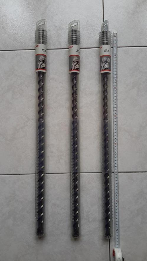 3 x lange betonboren BOSCH 20/22/25mm ( NIEUW ), Doe-het-zelf en Bouw, Gereedschap | Boormachines, Nieuw, Klopboormechanisme, Ophalen of Verzenden